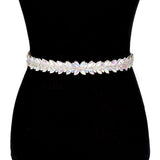 Crystal Sash Ribbon Bridal Wedding Belt Headband
