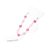 Flower Faceted Beaded Anklet