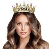 Round Teardrop Stone Accented Princess Tiara