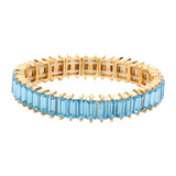 Rectangle Stone Stretch Evening Bracelet