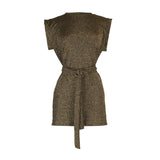 Aura Gold Tunic & Palazzo Pant Set