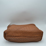 Woven Slouchy Shoulder Bag with Matching Zipper Pouch Set