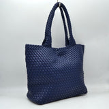Woven Tote Bag with Matching Zipper Pouch