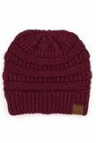 C.C Soft Yarn Knit Beanie Hat