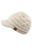 C.C Versatile Ribbed Knit Brim Beanie