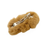 Faux Fur Triple Pom Pom Barrette