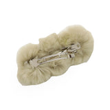 Faux Fur Triple Pom Pom Barrette