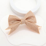 Sparkly Bling Stone Bow Hair Barrette