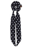 C.C POLKA DOT SASH SCRUNCHIES