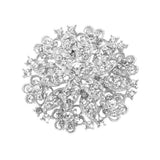 Vintage Floral Crystal Pin Brooch