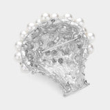 Pearl Bouquet Pin Brooch