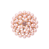 Rhinestone Pointed Pearl Pin Brooch / Pendant