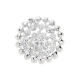 Rhinestone Pointed Pearl Pin Brooch / Pendant