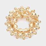 Peal Embellished Pin Brooch