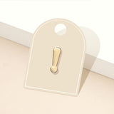 Women's Metal Exclamation Mark Lapel Mini Pin Brooch