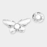 Colored Metal Butterfly Magnetic Brooch