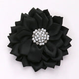 Pearl Pointed Flower Ribbon Brooch Hair Clip