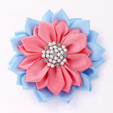 Pearl Pointed Flower Ribbon Brooch Hair Clip
