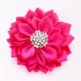 Pearl Pointed Flower Ribbon Brooch Hair Clip