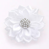 Pearl Pointed Flower Ribbon Brooch Hair Clip