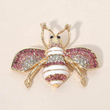 Crystal Embellished Honey Bee brooch