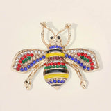 Crystal Embellished Honey Bee brooch
