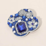 Floral Pearl Bow Embellished Pin Brooch