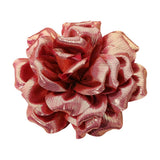 Metallic Fabric Flower Pin Brooch Hair Clip Hair Band Bracelet