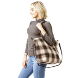 Buffalo Check Weekend Tote Bag