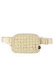 C.C Quilted Puffer Fanny Pack