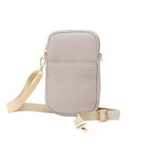 Faux Leather Rectangle Crossbody Bag