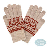 Knit Aztec Smart Gloves