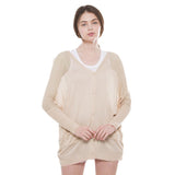 Solid Pockets in Front Cardigan