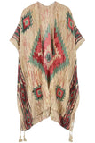 Aztec Print Tassel Kimono