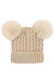 C.C Kids Double Pom Pom Knit Beanie