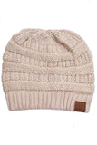 C.C Sequin Knitted Soft Beanie