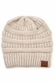 C.C Soft Yarn Knit Beanie Hat