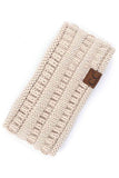 C.C Solid Ribbed Headwrap