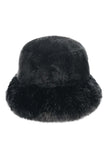 C.C Faux Fur Solid Bucket Hat