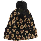 Baby Leopard Single Pom C.C Beanie