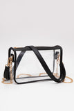 Women's Clear Rectangle Stadium Concert Crossbody Bag