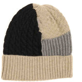 Tri-Color Cuff C.C Beanie