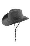 C.C All Over Rhinestone Denim Cowboy Hat