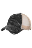 C.C Camouflage Vintage Style Pony Cap
