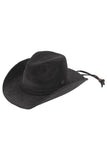 C.C Chin Straps Corduroy Cowboy Hat