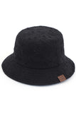 C.C EMBROIDERED FLORAL COTTON EYELET HAT