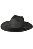 C.C Fringe Brim Panama Hat