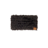 C.C Solid Color Faux Fur Headwrap