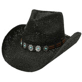 C.C Turquoise Charm Trim Cowboy Hat