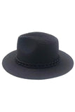 CHAIN BAND PANAMA HAT